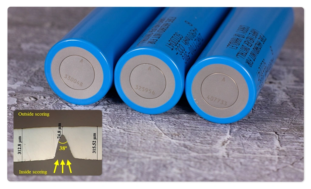 Кольцо на минусе 18650 и 21700