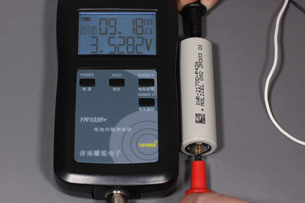 Molicel INR21700-P42A внутреннее сопротивление Molicel INR21700-P42A внутреннее сопротивление