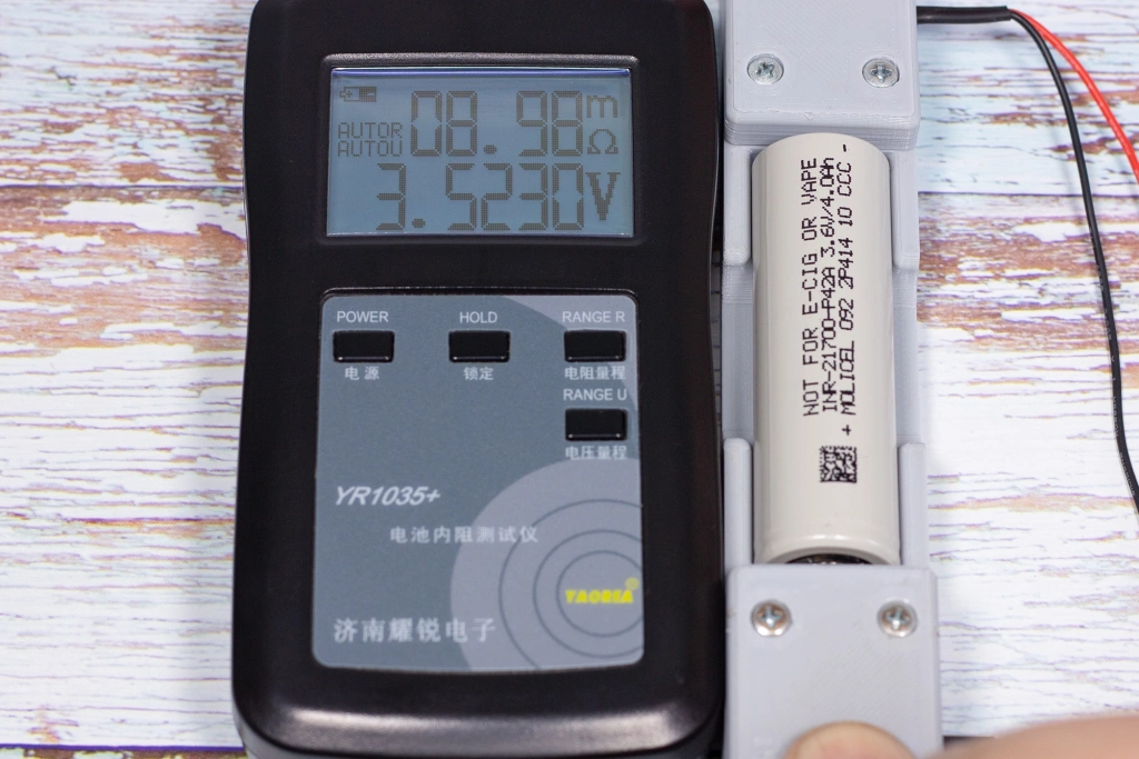 Molicel INR21700-P42A внутреннее сопротивление
