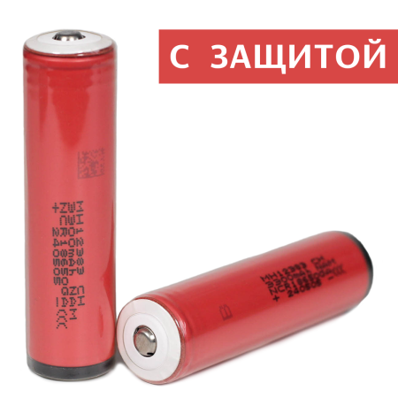 Sanyo NCR18650GA с защитой 3500mAh