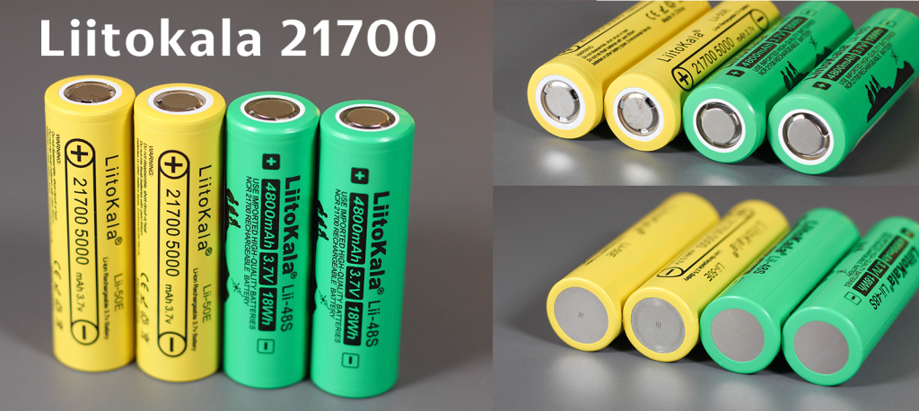 Аккумуляторы Liitokala 21700 Lii-50E и Lii-48S Аккумуляторы Liitokala 21700 Lii-50E и Lii-48S